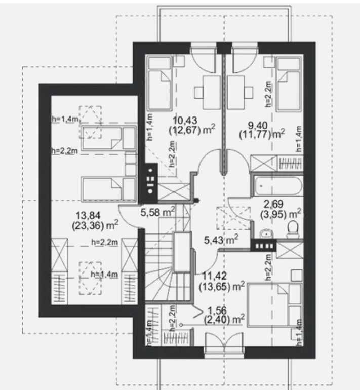 dom wolnostojący, 4 pokoje Jankowo Dolne, os. Leśna Dolina. Zdjęcie 3