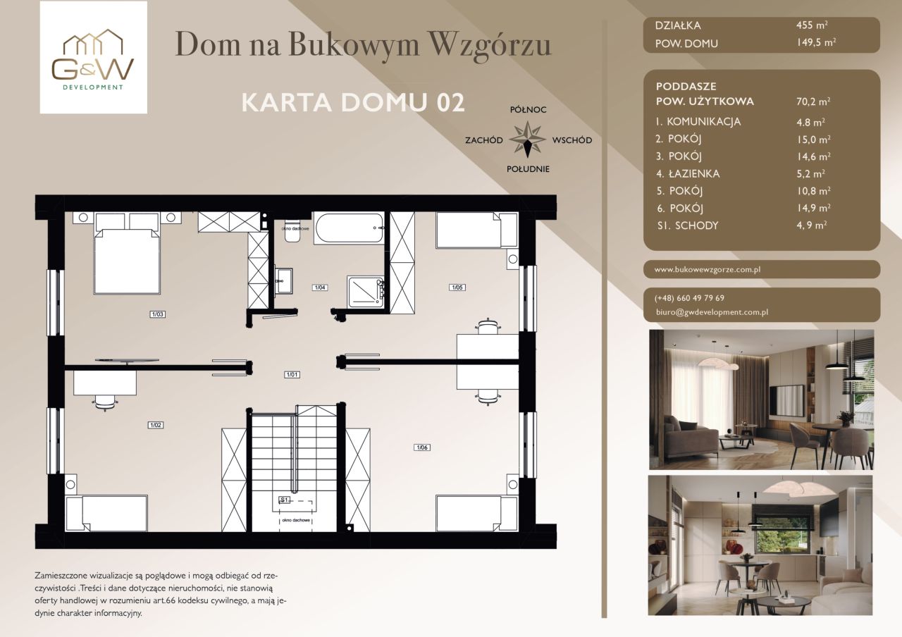 dom wolnostojący, 4 pokoje Wilczkowice, ul. Bukowe Wzgórze. Zdjęcie 9