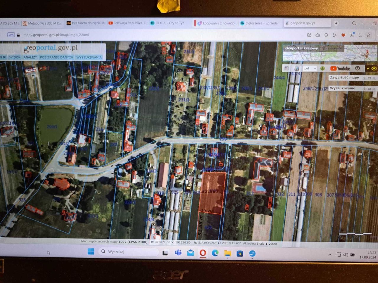 Działka rolno-budowlana Sierzchowy. Zdjęcie 3