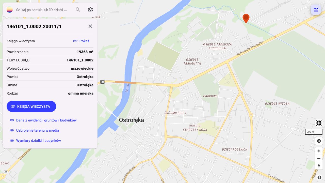 Działka inwestycyjna Ostrołęka, ul. gen. Józefa Sowińskiego. Zdjęcie 7