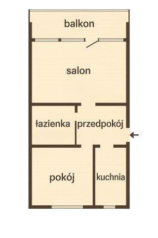 Mieszkanie 2-pokojowe Kraków Prokocim, ul. Lilli Wenedy. Zdjęcie 3