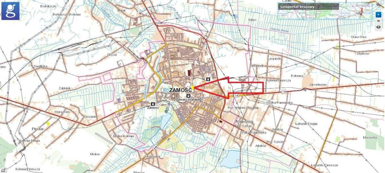 Działka inwestycyjna Zamość, ul. 11 Listopada. Zdjęcie 2