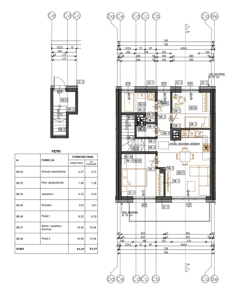 Mieszkanie 3-pokojowe Opole Groszowice, ul. Wawrzyńca Świerzego. Zdjęcie 3