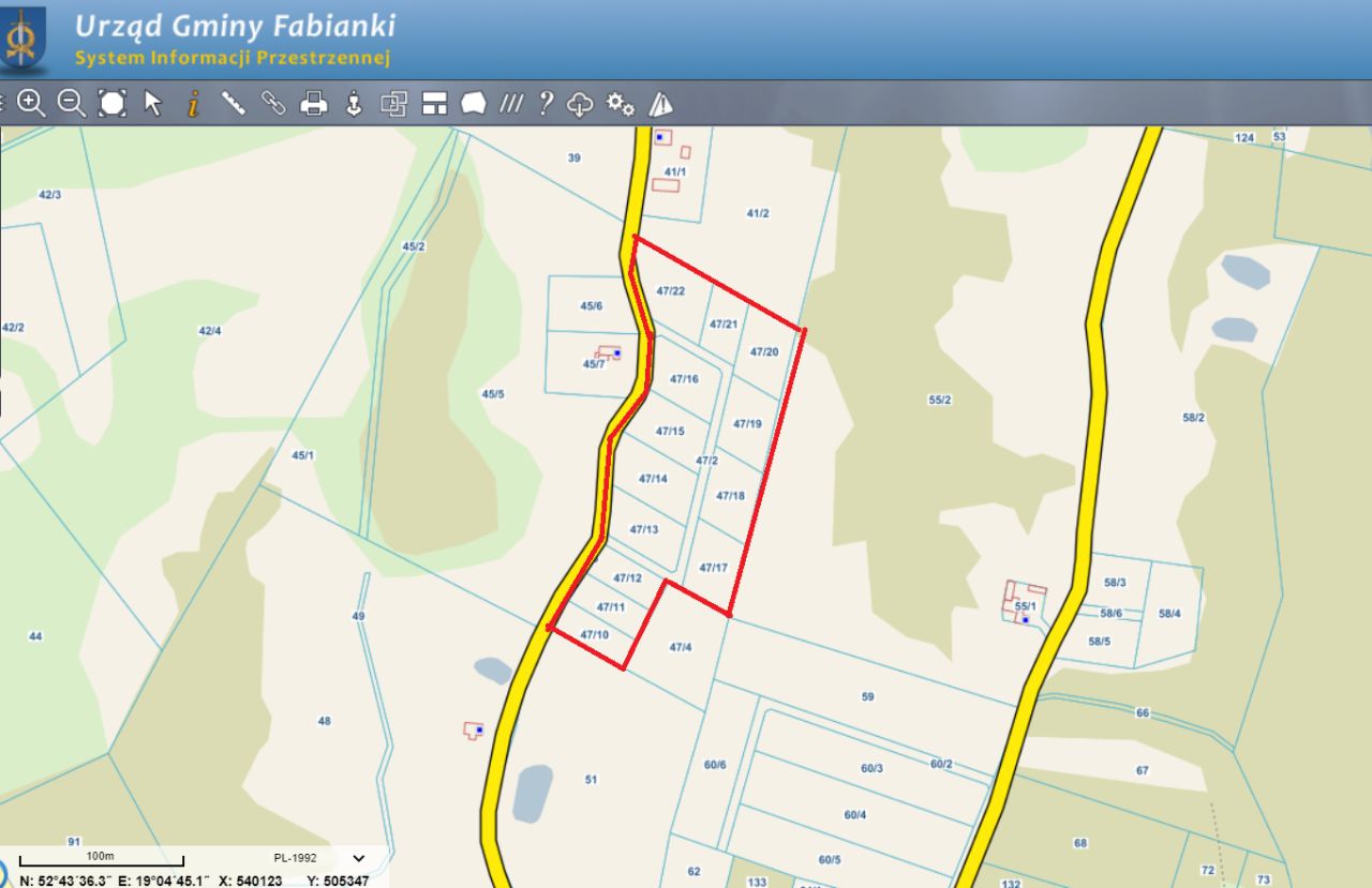 Działka budowlana Wilczeniec Fabiański. Zdjęcie 2