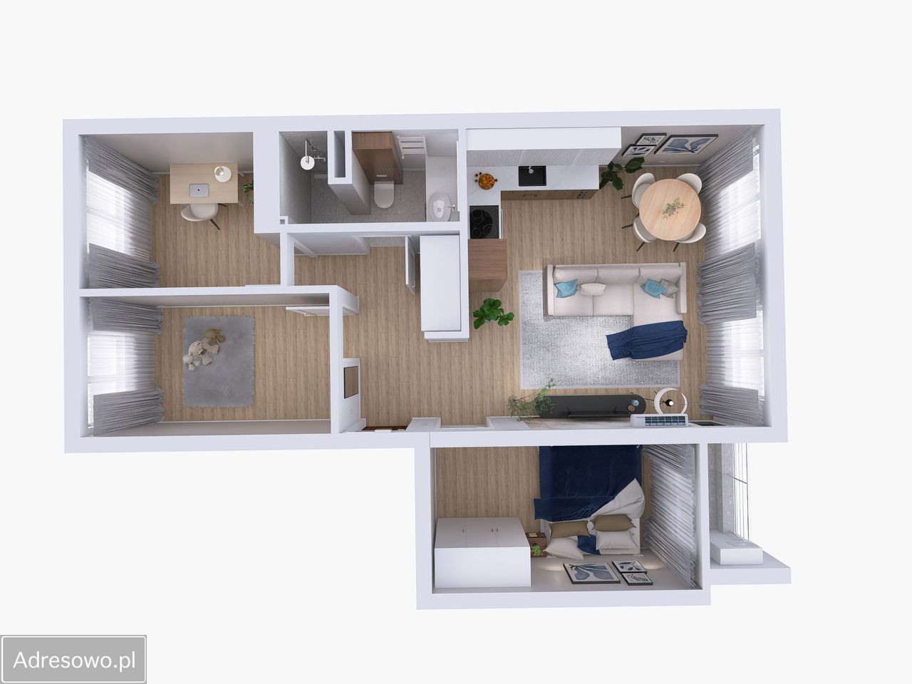 Mieszkanie 4-pokojowe Wrocław Psie Pole, ul. Inflancka. Zdjęcie 20