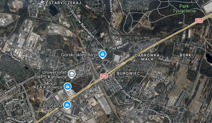 Mieszkanie 3-pokojowe Katowice Dąbrówka Mała, ul. Strzelców Bytomskich