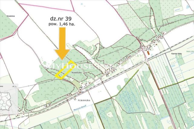 Działka leśna Krześniczka. Zdjęcie 1