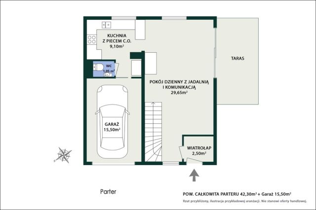 bliźniak, 4 pokoje Borowa Góra, ul. Długa. Zdjęcie 13