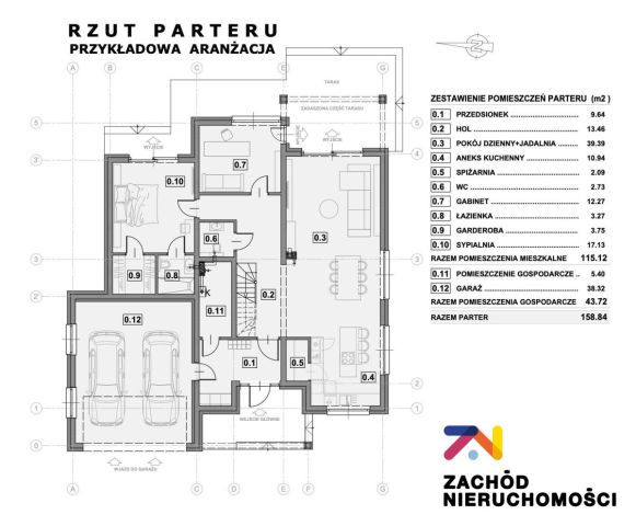 dom wolnostojący, 7 pokoi Zielona Góra Sucha. Zdjęcie 14
