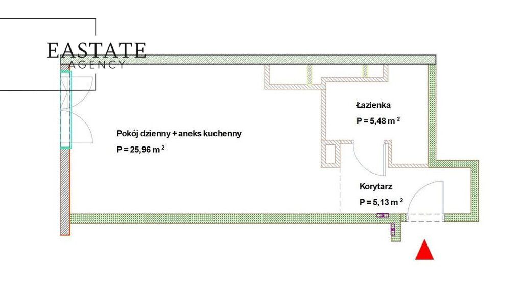Mieszkanie 1-pokojowe Warszawa Mokotów, ul. Jana Pawła Woronicza. Zdjęcie 16