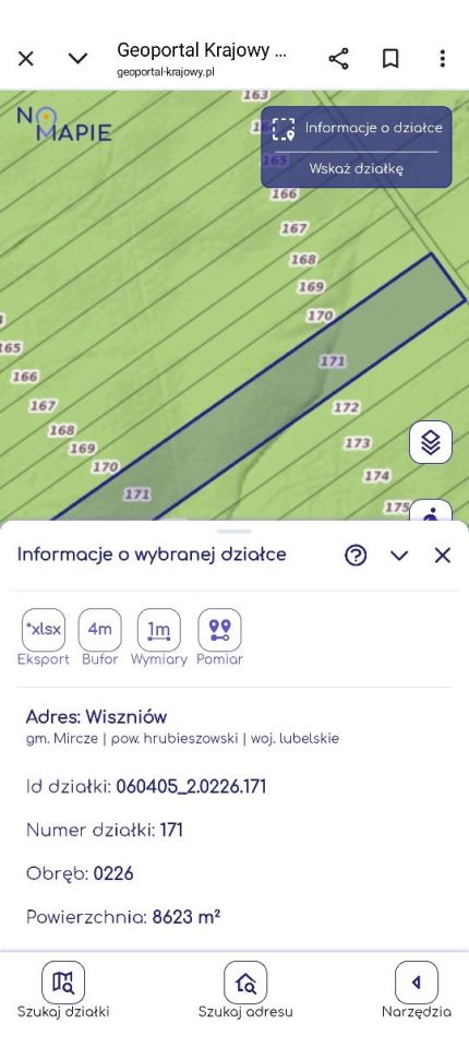 Działka leśna Wiszniów. Zdjęcie 1