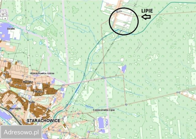 Działka budowlana Lipie, ul. Komorniki. Zdjęcie 1