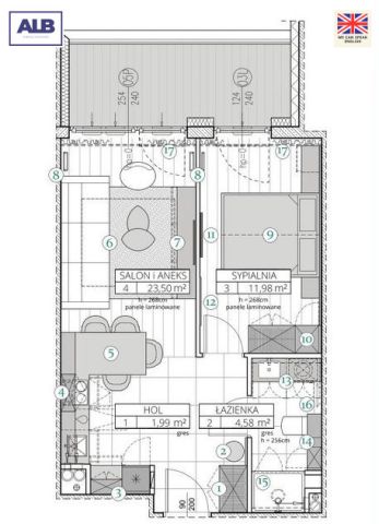 Mieszkanie 2-pokojowe Gdańsk Aniołki. Zdjęcie 3