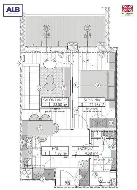 Mieszkanie 2-pokojowe Gdańsk Aniołki. Zdjęcie 22