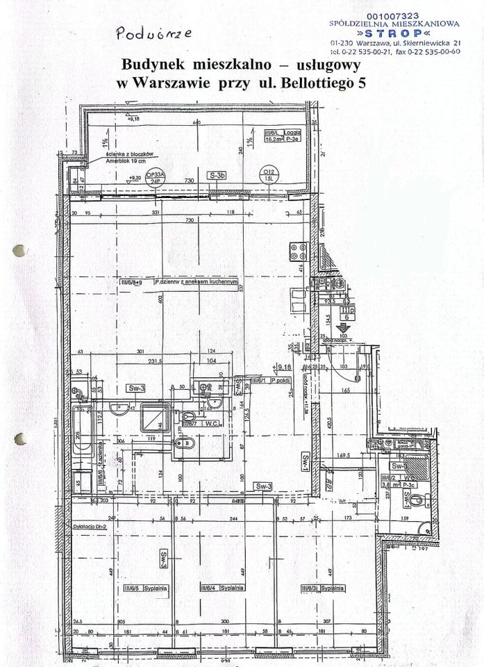 Mieszkanie 4-pokojowe Warszawa Muranów, Bellottiego. Zdjęcie 2