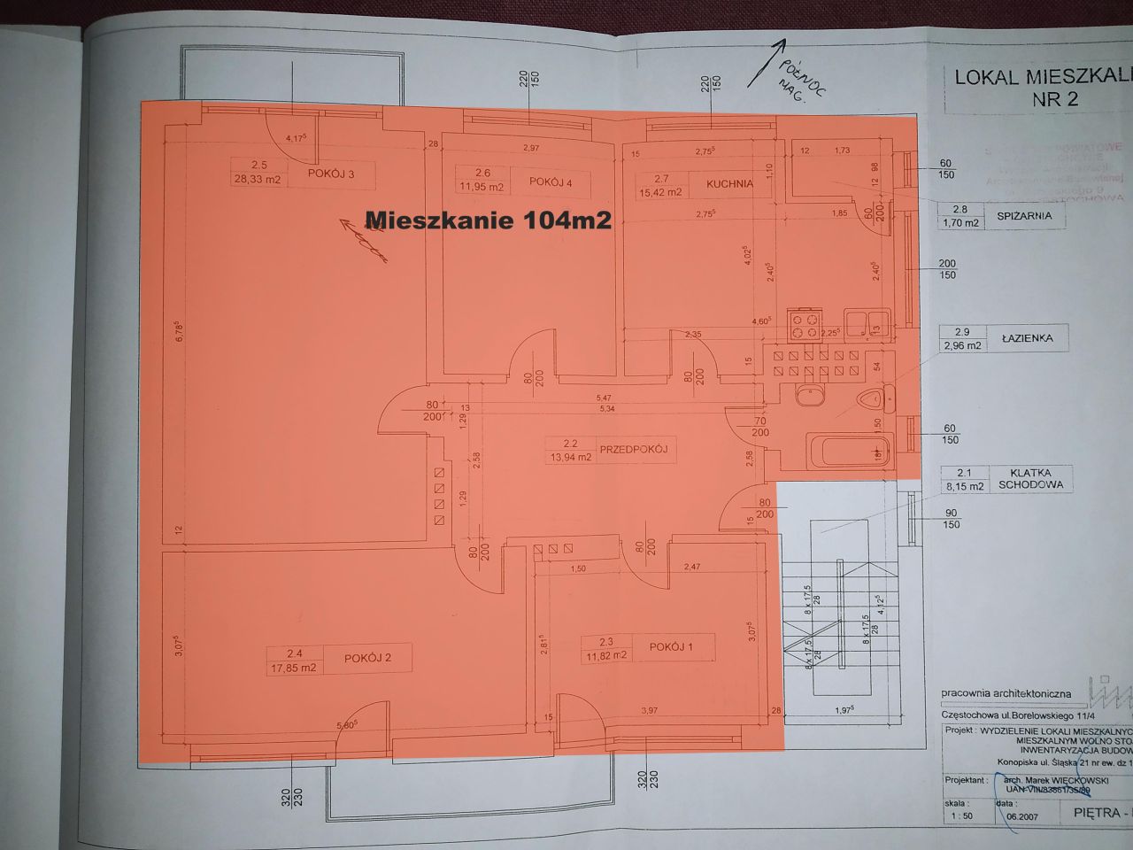 Mieszkanie 4-pokojowe Konopiska, ul. Śląska. Zdjęcie 3