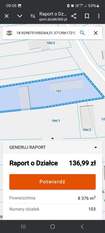 Działka rolno-budowlana Grabówie. Zdjęcie 3