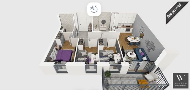 Mieszkanie 4-pokojowe Kraków Prądnik Biały. Zdjęcie 1