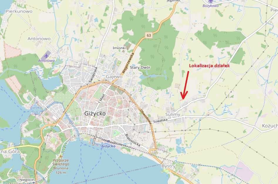 Działka budowlana Sulimy. Zdjęcie 3