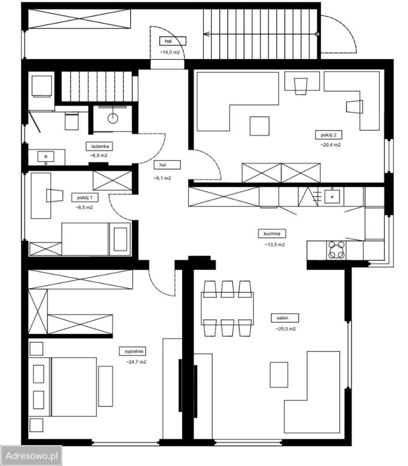 dom wolnostojący, 4 pokoje Starowa Góra. Zdjęcie 2