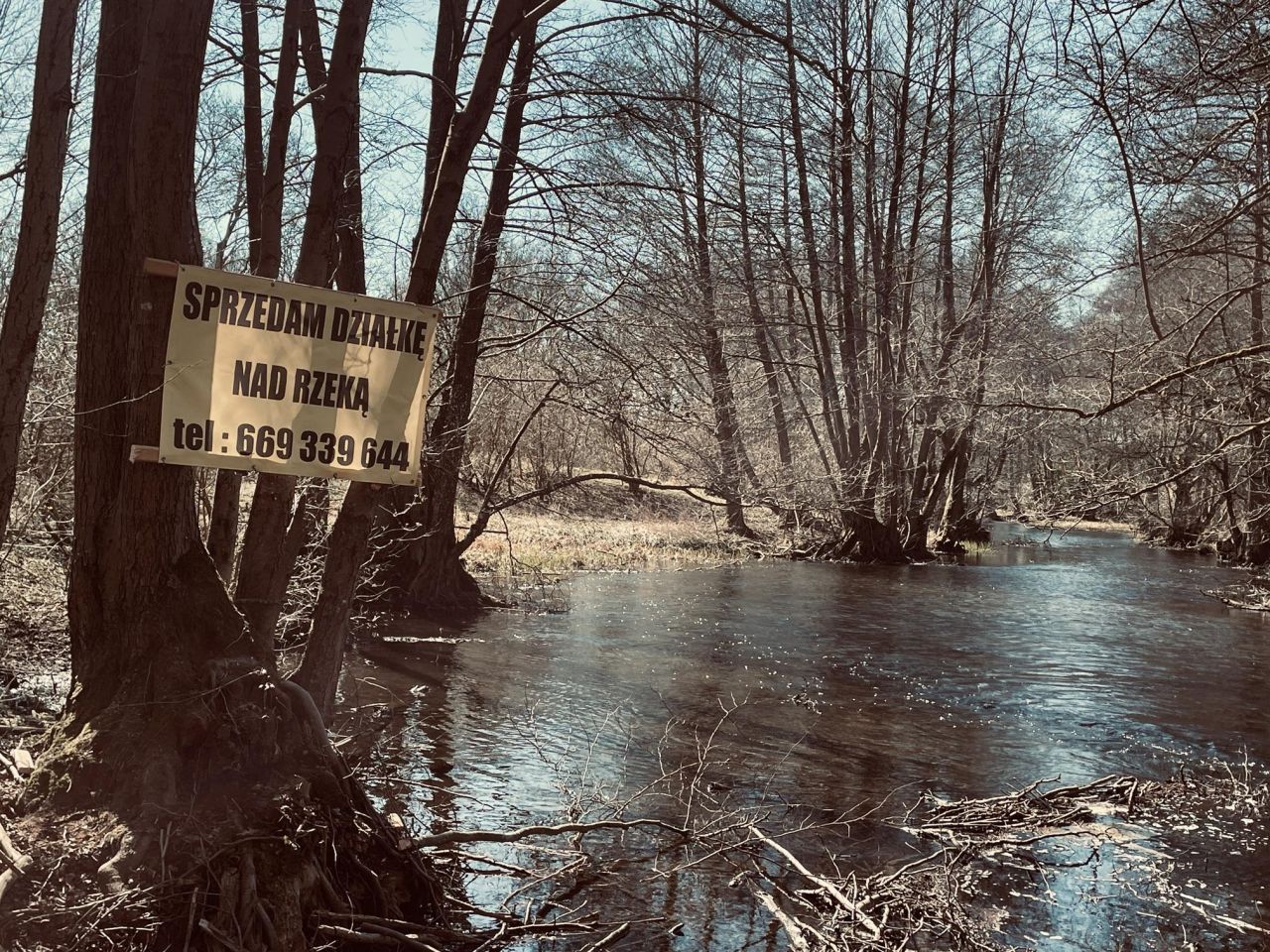 Działka budowlana Nadarzyce, Rzeka Piława. Zdjęcie 5