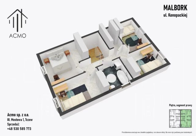 bliźniak, 5 pokoi Malbork, ul. Haliny Konopackiej. Zdjęcie 4