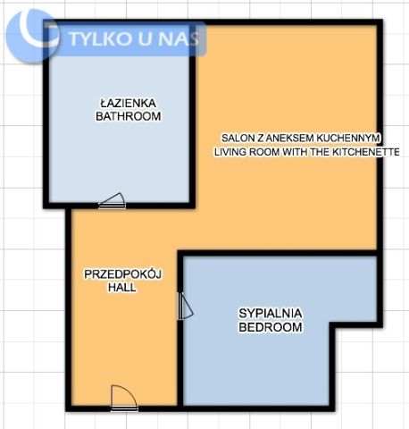 Mieszkanie 2-pokojowe Kraków Krowodrza, ul. Kazimierza Wielkiego. Zdjęcie 13