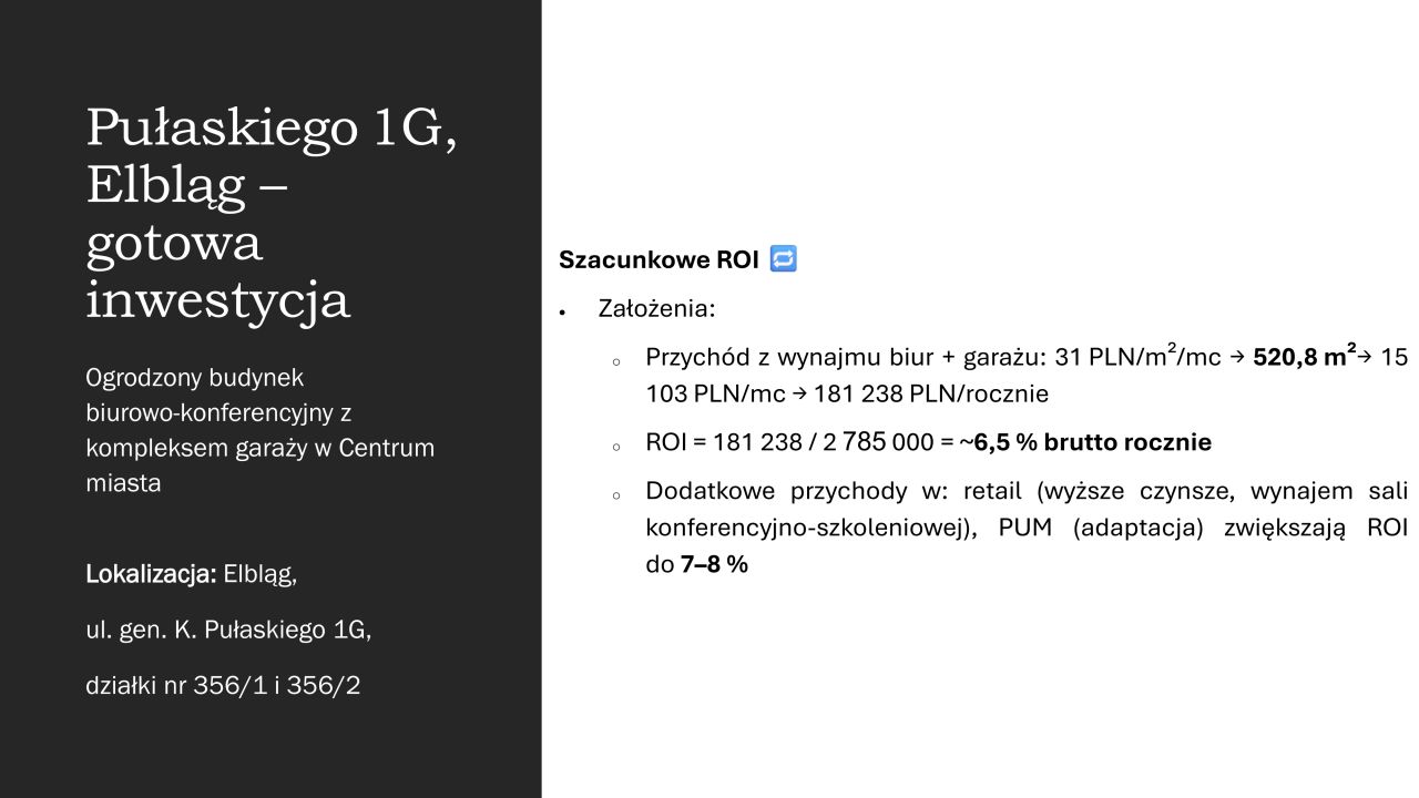 Biuro Elbląg Centrum, ul. Generała Kazimierza Pułaskiego. Zdjęcie 4