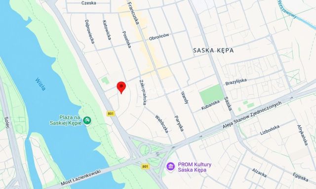 Mieszkanie 1-pokojowe Warszawa Saska Kępa, ul. Zwycięzców. Zdjęcie 6