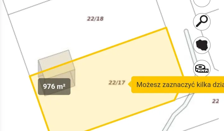 Działka budowlana Gołąbki, ul. Kręta