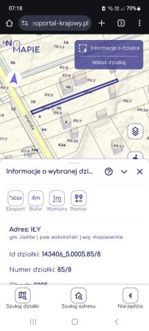 Działka rekreacyjna Iły. Zdjęcie 1