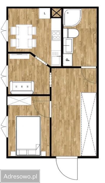 Mieszkanie 2-pokojowe Białystok Dziesięciny, ul. Leszczynowa. Zdjęcie 8