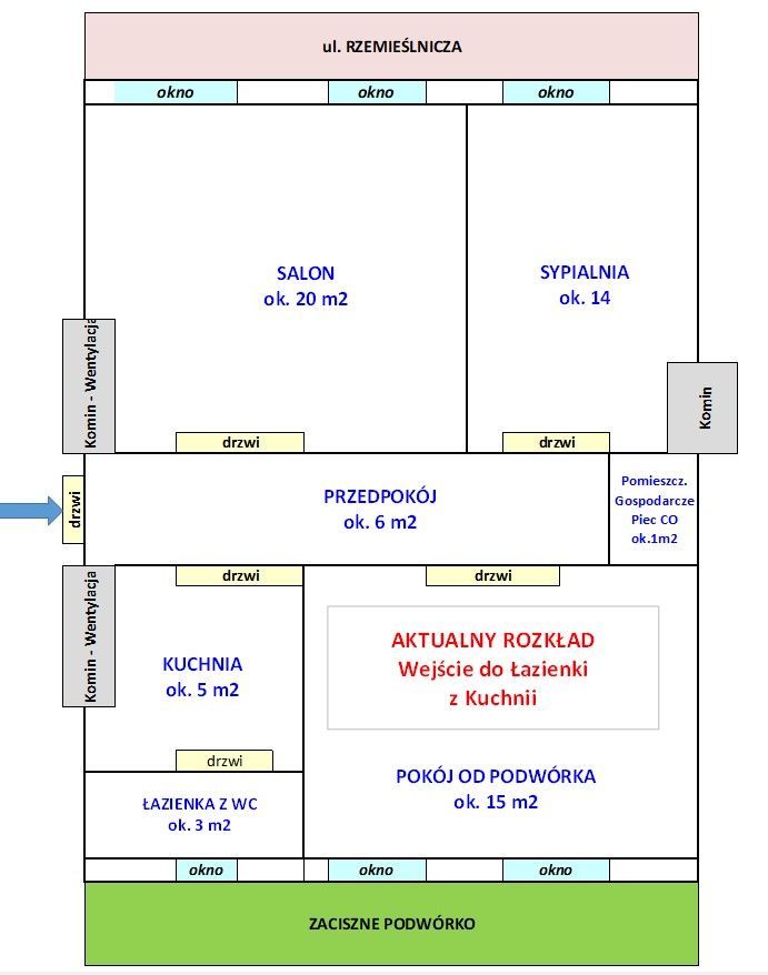 Mieszkanie 3-pokojowe Legnica, ul. Rzemieślnicza. Zdjęcie 4