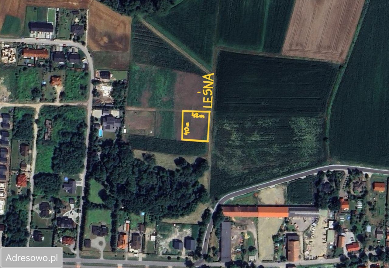 Działka budowlana Pełczyce, ul. Leśna