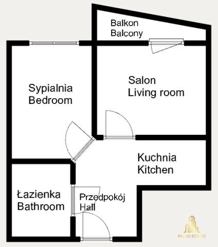 Mieszkanie 2-pokojowe Kraków Łagiewniki, ul. Waleriana Łukasińskiego. Zdjęcie 14