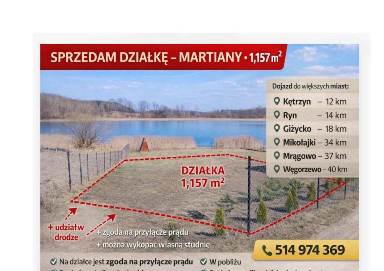 Działka rekreacyjna Martiany. Zdjęcie 1