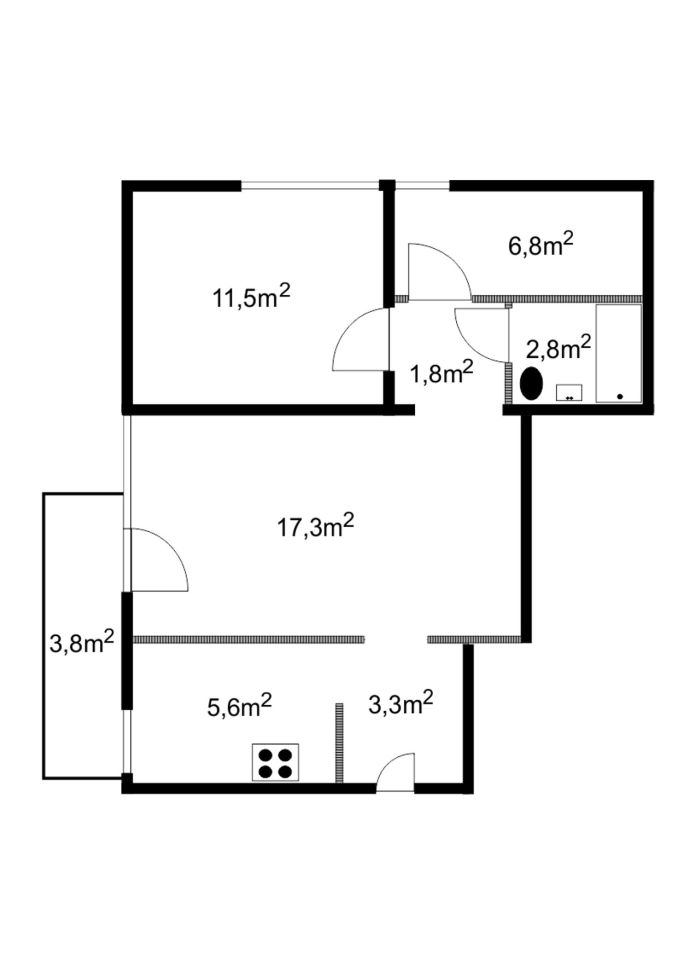 Mieszkanie 3-pokojowe Warszawa Muranów, ul. Niska. Zdjęcie 14