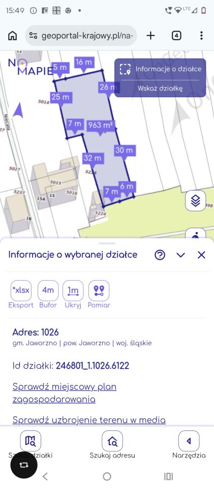 Działka budowlana Jaworzno Bory, ul. Przyjaźni. Zdjęcie 3