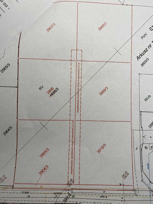 Działka budowlana Rybnik Zebrzydowice, ul. Krzywa