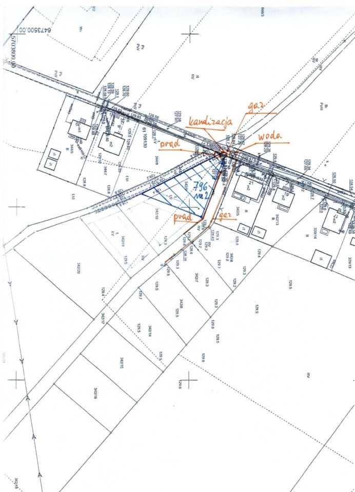Działka budowlana Sośnie, ul. Łąkowa. Zdjęcie 6