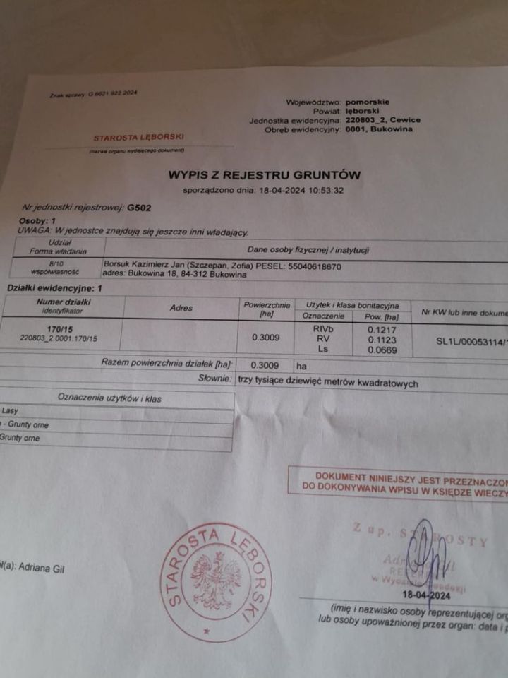 Działka budowlana Bukowina. Zdjęcie 5