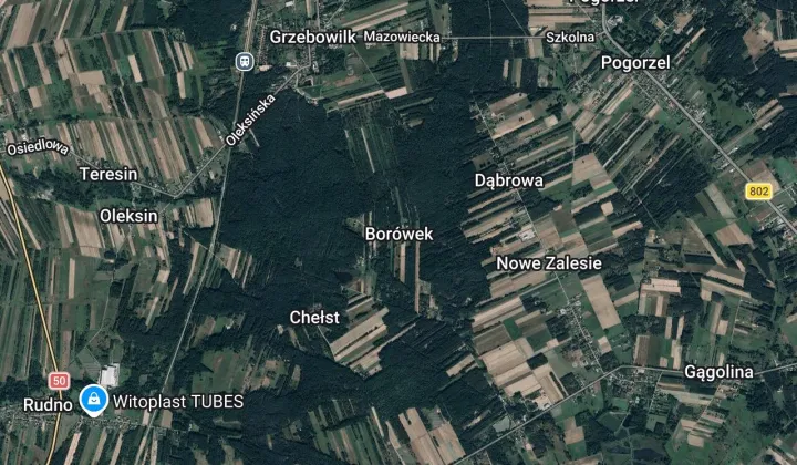Działka siedliskowa Borówek