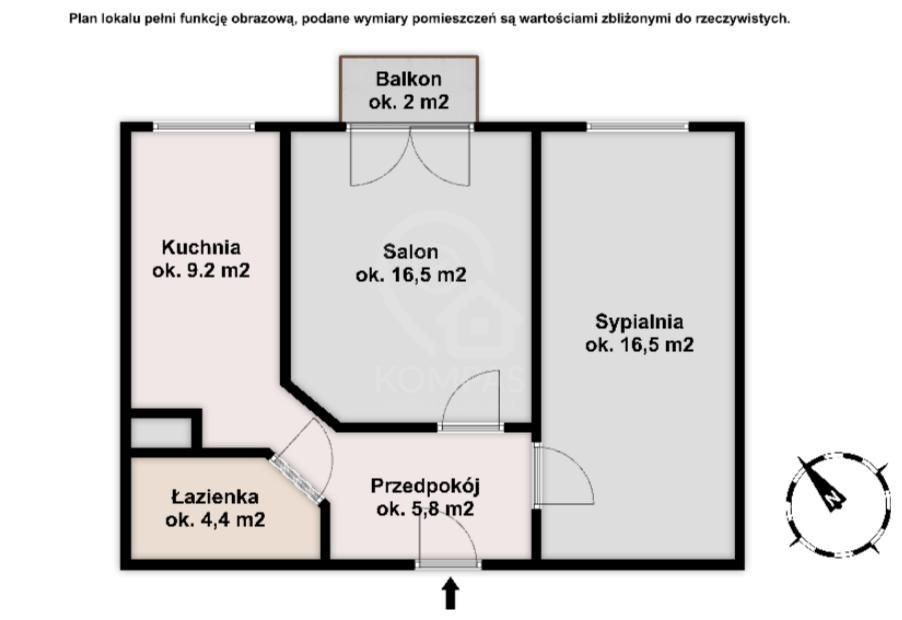 Mieszkanie 2-pokojowe Wrocław Krzyki, pl. Tadeusza Kościuszki. Zdjęcie 13