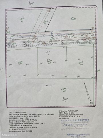 Działka budowlana Tychy Wygorzele, ul. Rymarska. Zdjęcie 1