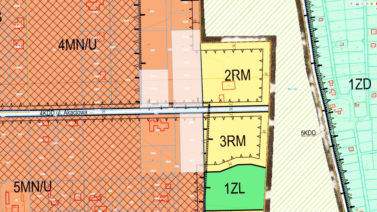 Działka budowlana Piskórka, ul. Akacjowa. Zdjęcie 6