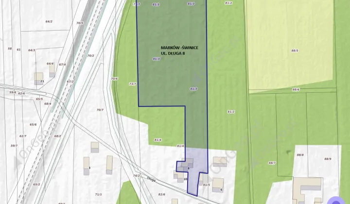 Działka inwestycyjna Marków-Świnice, Długa