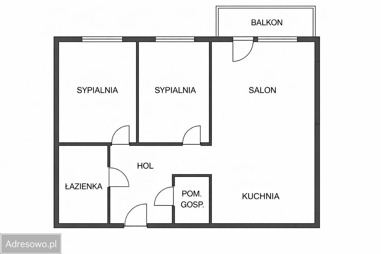 Mieszkanie 3-pokojowe Kraków Zakrzówek, ul. Pychowicka. Zdjęcie 12