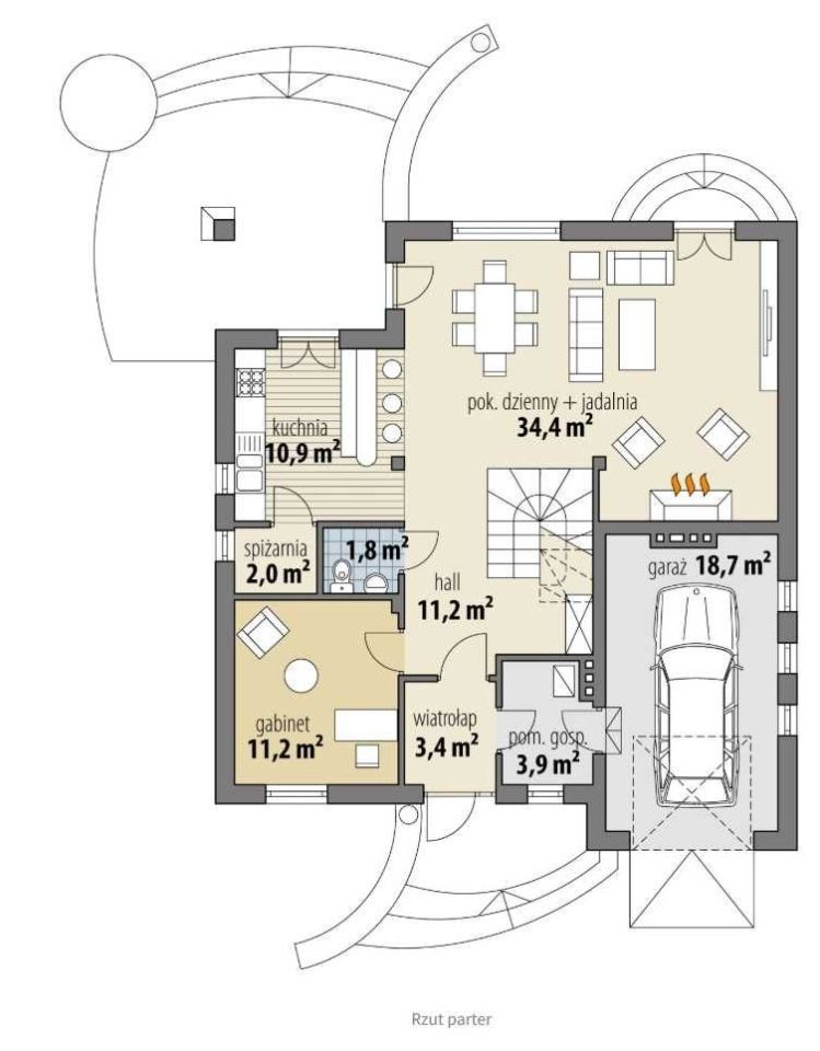 dom wolnostojący Maciejowice Podlas. Zdjęcie 7