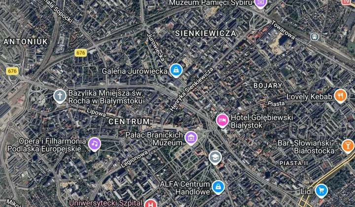 Mieszkanie 1-pokojowe Białystok Centrum, ul. Henryka Sienkiewicza