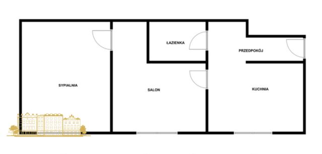 Mieszkanie 2-pokojowe Kraków Mydlniki, ul. Kazimierza Wierzyńskiego. Zdjęcie 12